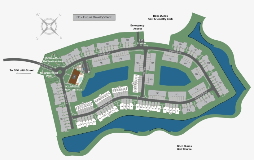 Live The Boca Lifestyle Shopping & Dining - Map, transparent png download