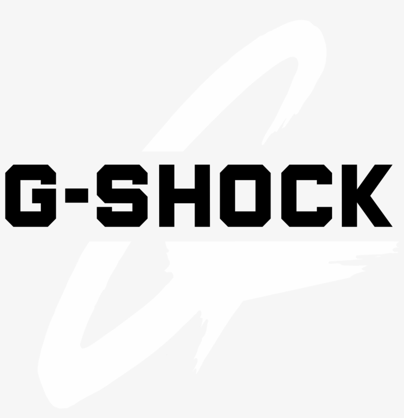 G Shock Logo Black And White - Casio G Shock Png, transparent png download