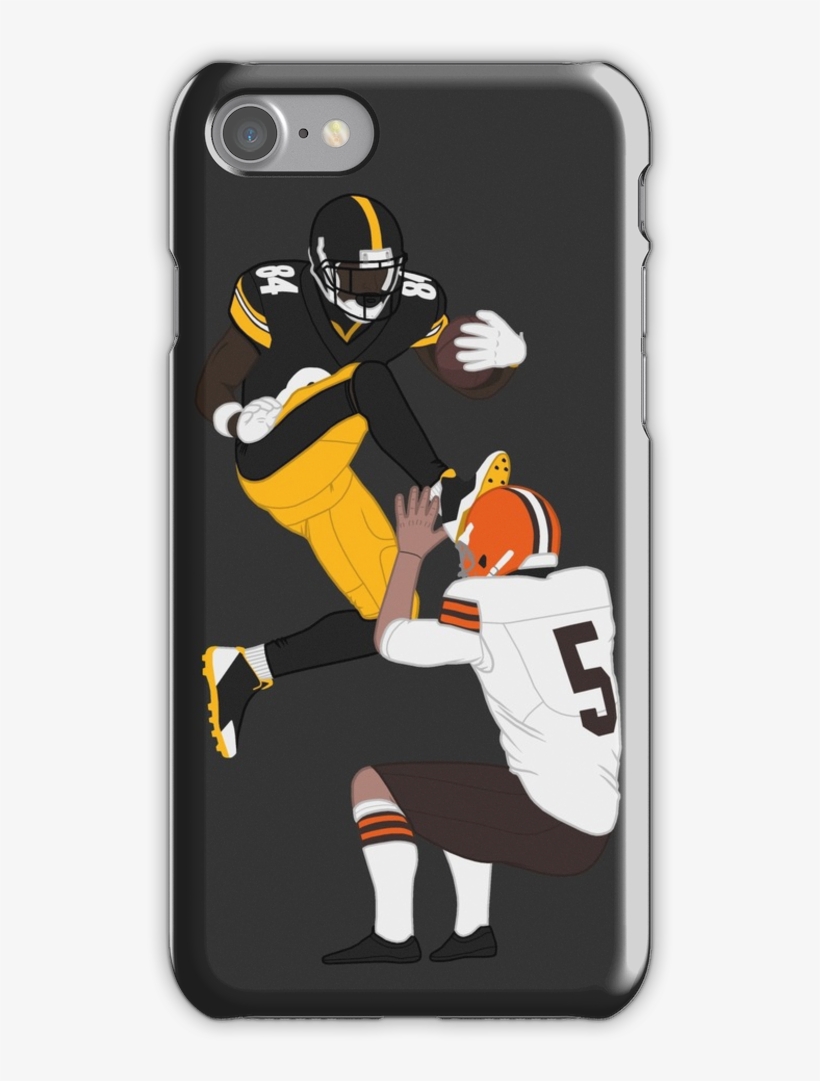 Minimalist Antonio Brown Iphone 7 Snap Case - Iphone 8 Steelers Cases, transparent png download