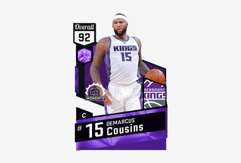 Demarcus Cousins Amethyst Card - Nba 2k18 Gilbert Arenas, transparent png download
