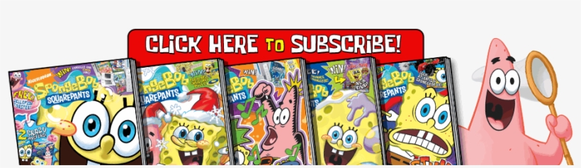 Subscribe To Spongebob Squarepants Comic - Spongebob Squarepants, transparent png download