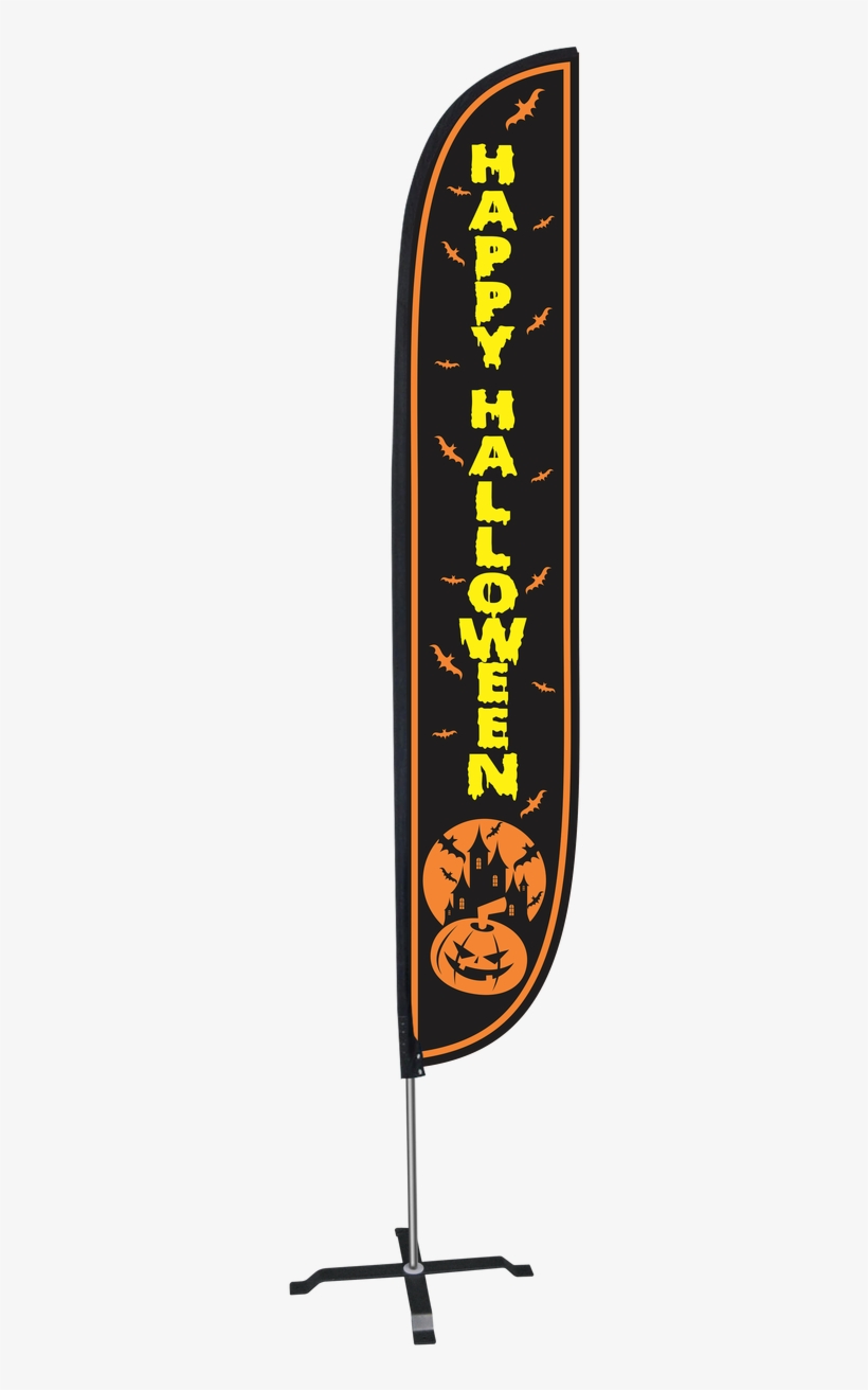 Sale - Lookourway Happy Halloween Feather Flag Complete Set, transparent png download