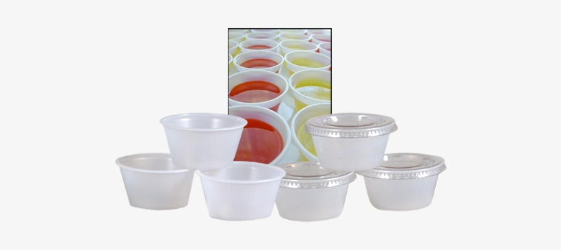 Disposable 2oz Jello Shot Cups - Jello Shots Cup Lids, transparent png download