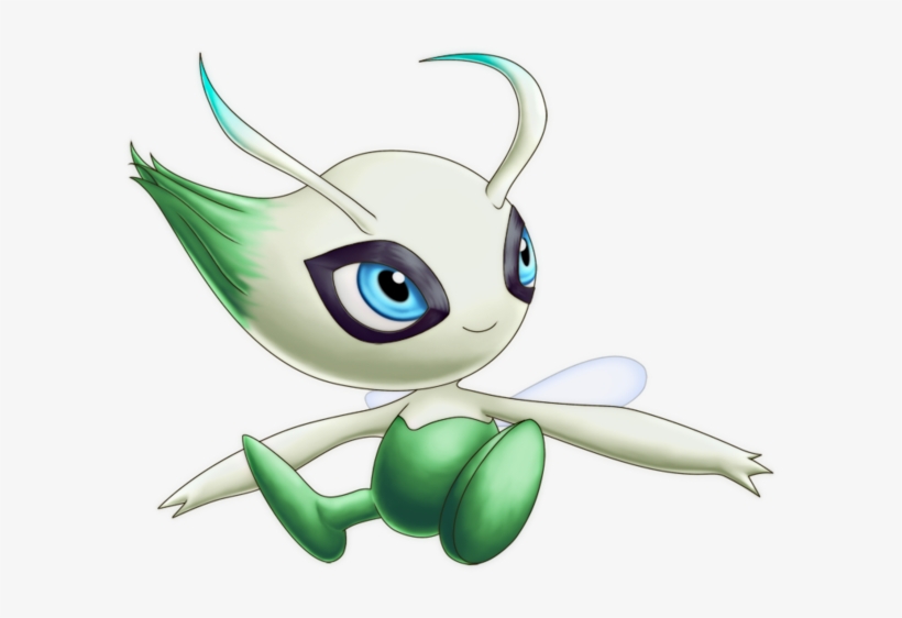 Celebi By Themexicansmeargle - Celebi And Jirachi Legend, transparent png download