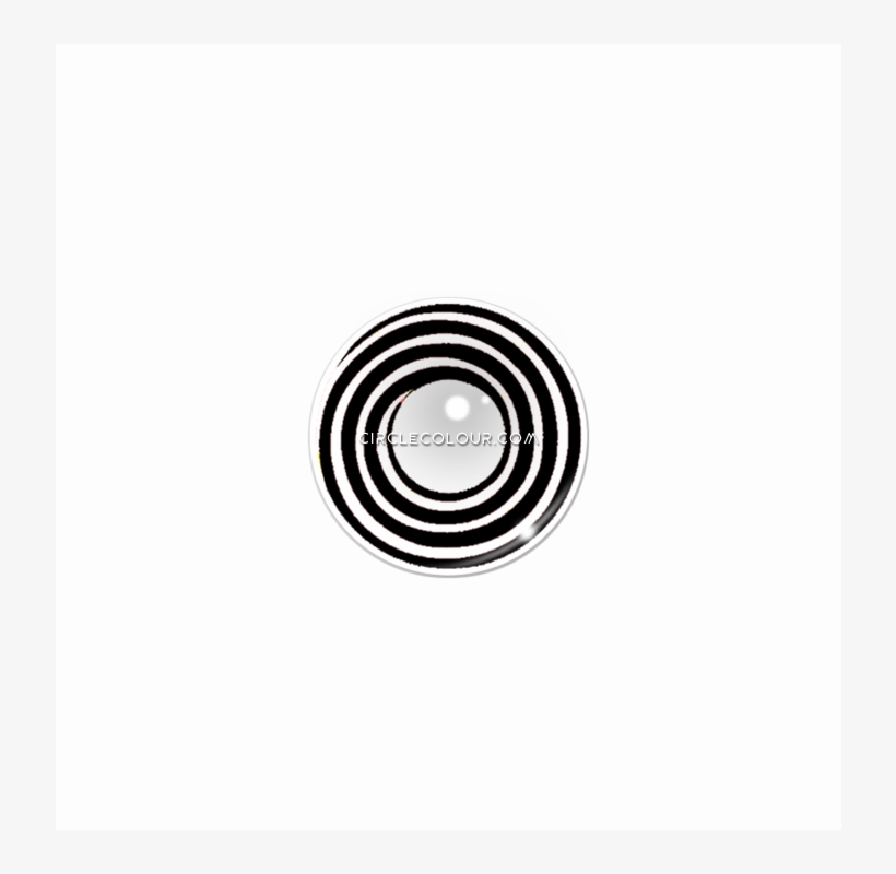Rinnegan Black-white Cosplay Colored Contacts Lens - Circle, transparent png download