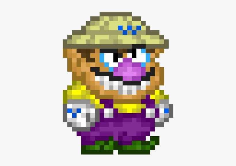 8-bit Wario Retexture - Bit, transparent png download