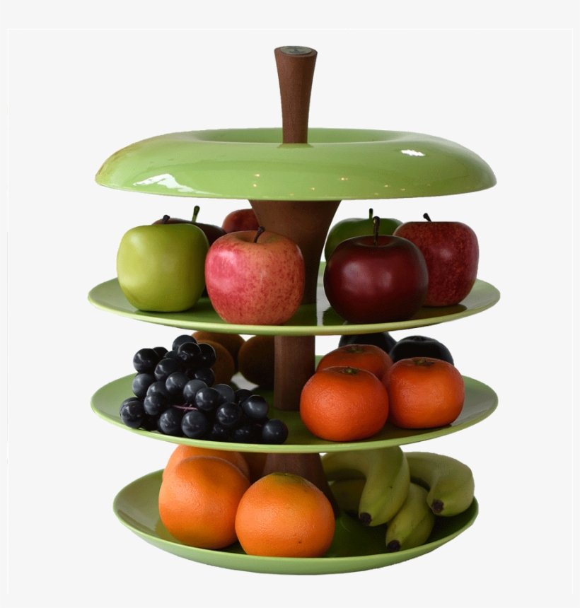 Apple Fruit Tier Unique Ceramic Fruit Bowl Apple - Apple, transparent png download