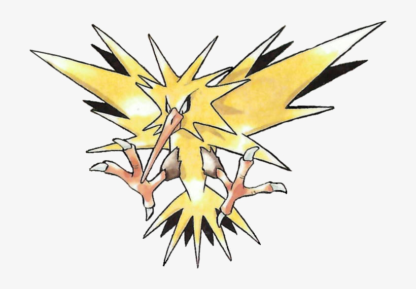 So Here We Are At The Power Plant And Im Going To Try - Zapdos Official Art, transparent png download