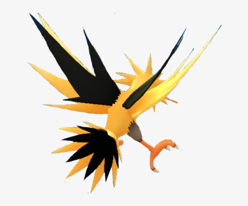 Zapdos Pokemon Pokémon Bird Vogel - Illustration, transparent png download