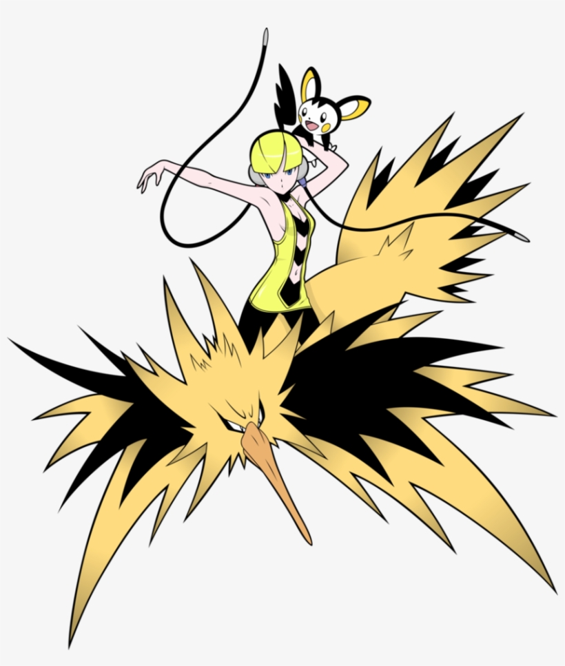 View 1406601977093 , - Zapdos Girl, transparent png download