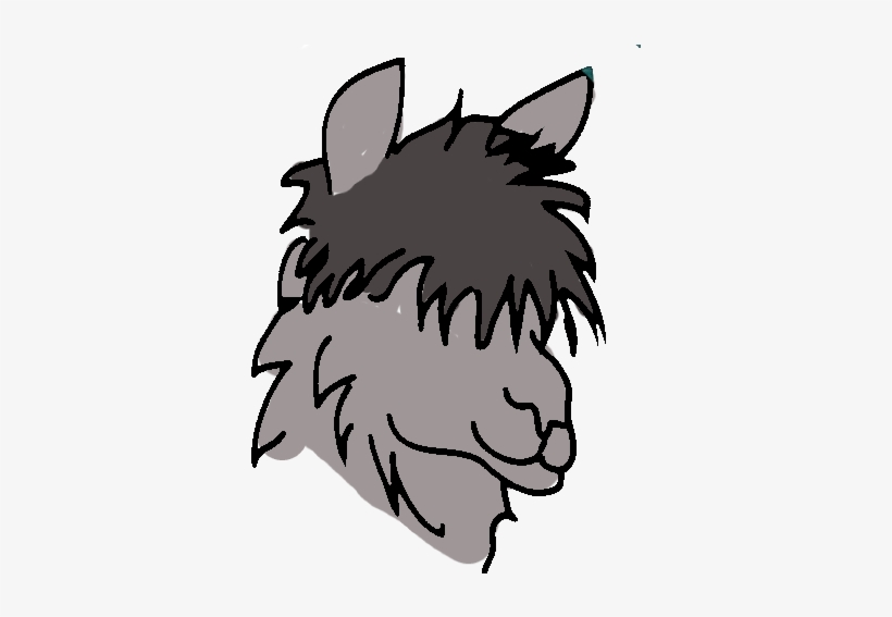 Lljosemll Alpaca Logo - Cartoon, transparent png download