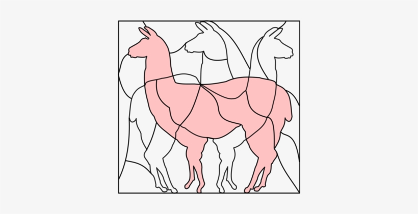 Line Art Drawing Black And White Computer Icons Silhouette - Clipart Pink Llama, transparent png download