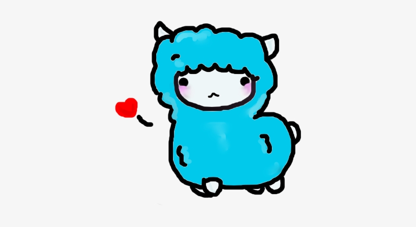 Alpaca By Daintyfox On - Drawing, transparent png download