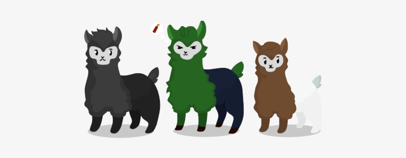 Drawn Alpaca Transparent - Alpaca, transparent png download