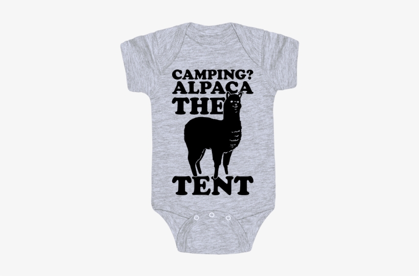 Alpaca The Tent Baby Onesy - Feed Me You Peasants, transparent png download
