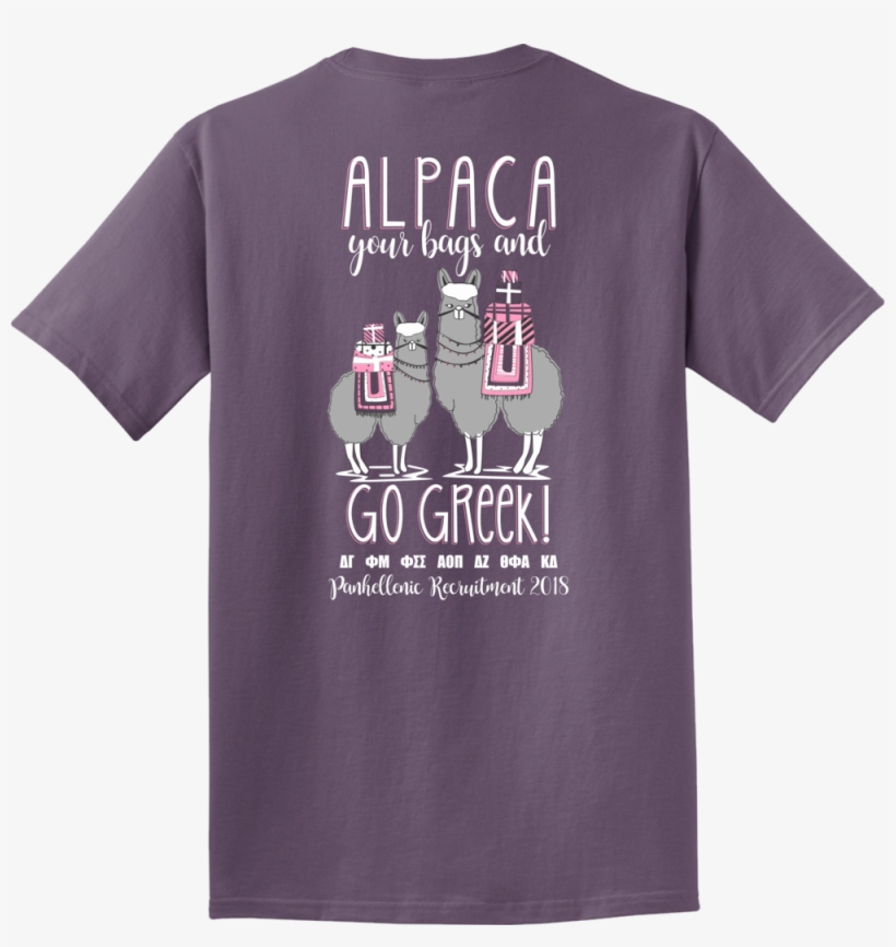 Panhellenic Alpaca Back - Design, transparent png download