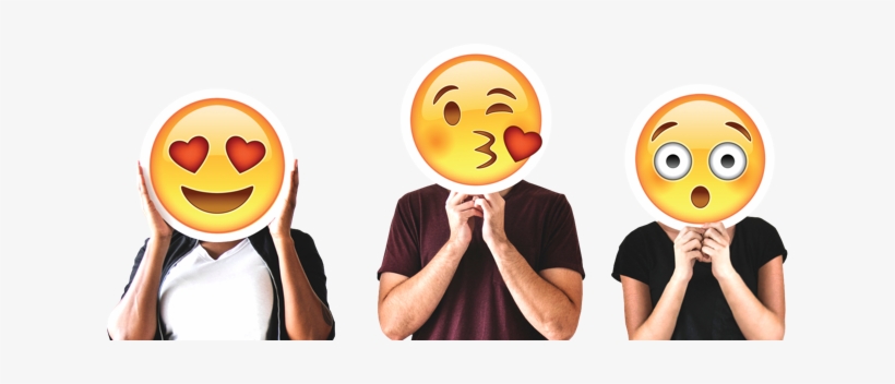 New Contest Every Thursday - People Holding Smileys, transparent png download