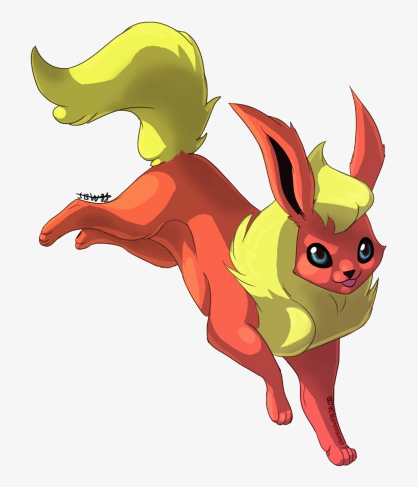 Flareon Speedpaint Link Added By Silverbloodwolf98 - Flareon Speedpaint, transparent png download