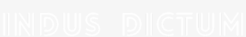 Indus Dictum Logo White No Background Extra Spacing - Ejbca, transparent png download
