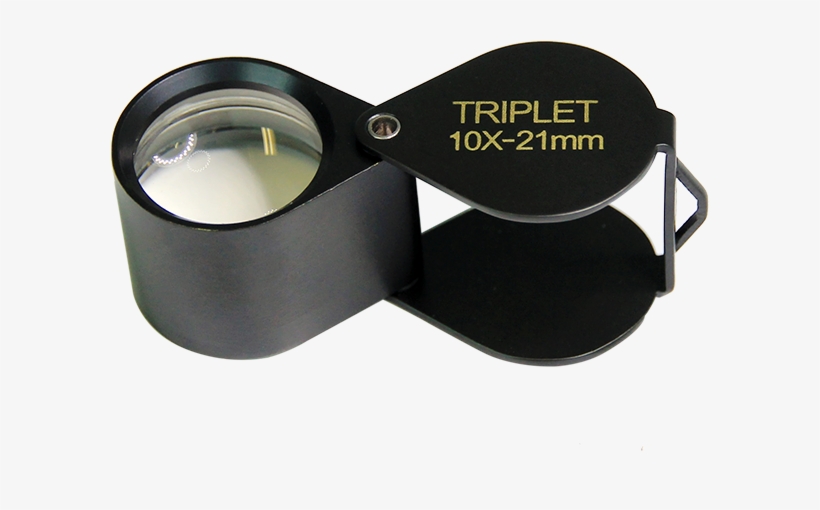 Saxon 10x Metal Loupe Jeweller Magnifier Black - Magnifiers, transparent png download