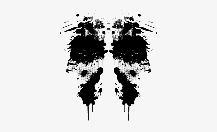 Vector Image Klecksography - Rorschach Test, transparent png download