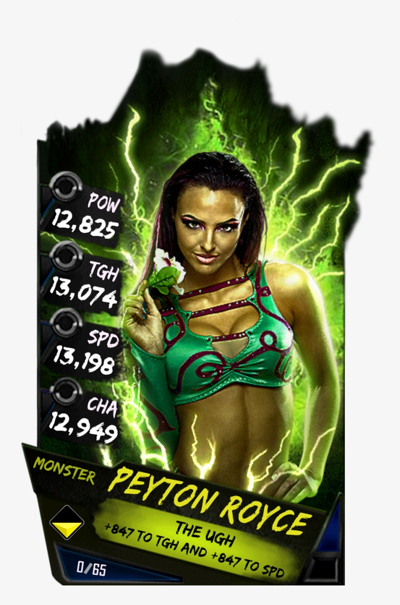 Supercard Peytonroyce S4 16 Beast - Wwe Supercard Monster Cards, transparent png download