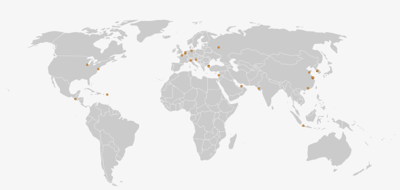 Folding Facilities 4fold Map - World Map Png White, transparent png download
