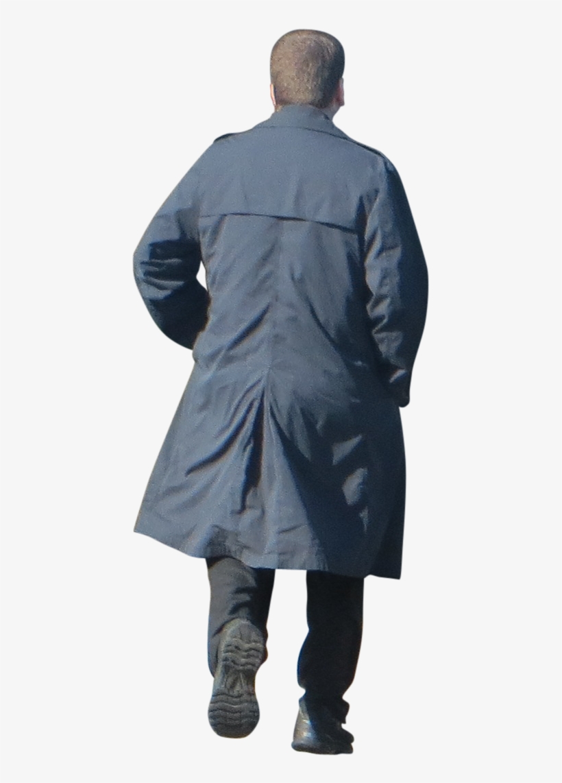 Walking Away Png - Coat, transparent png download