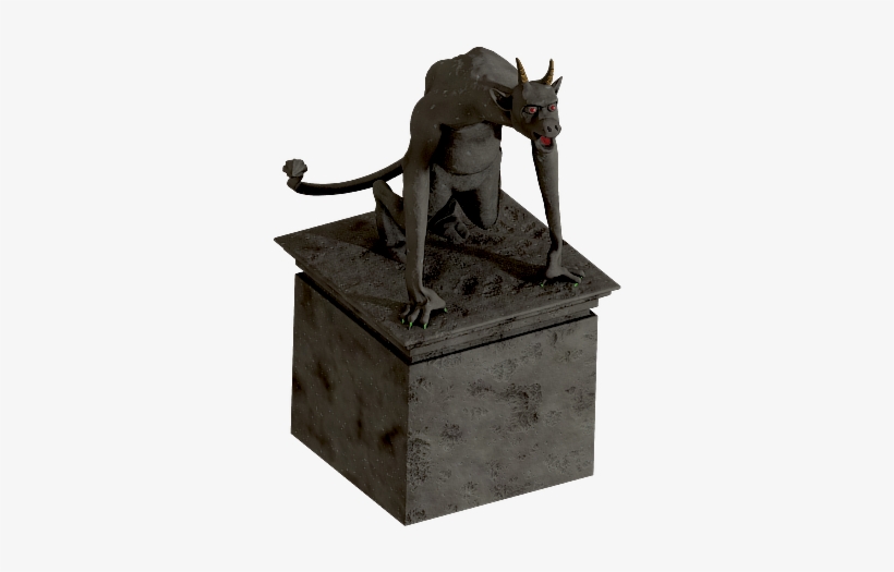 Gargyle - Bronze Sculpture, transparent png download