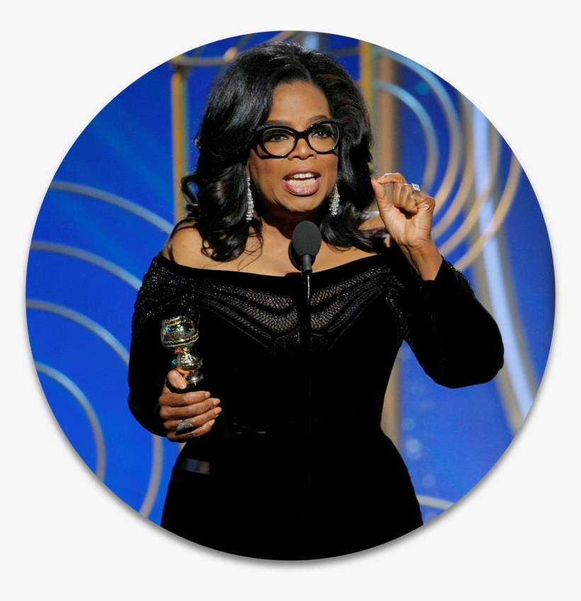 Oprah Winfrey's Inspiring Speech At The Golden Globes - Oprah Winfrey Cecil B Demille, transparent png download