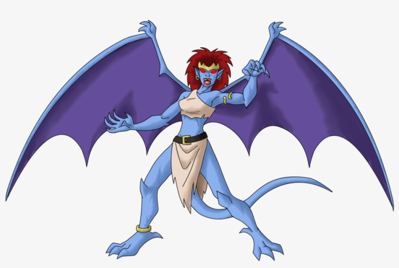 Graphic Free Disney Villain October Demona By Poweroptix - Gargoyles Demona Png, transparent png download