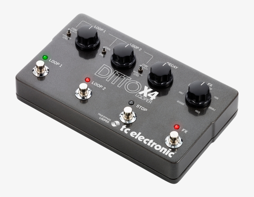 Ditto X4 Looper - Tc Electronic Ditto Looper X4 Guitar Pedal, transparent png download