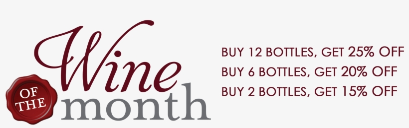 Latah Creek Mike's Reserve Red - Wine Of The Month Logo, transparent png download