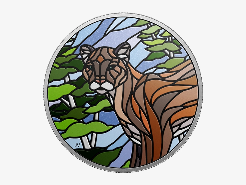 Pure Silver Coin - Canadian Mosaics Coin, transparent png download