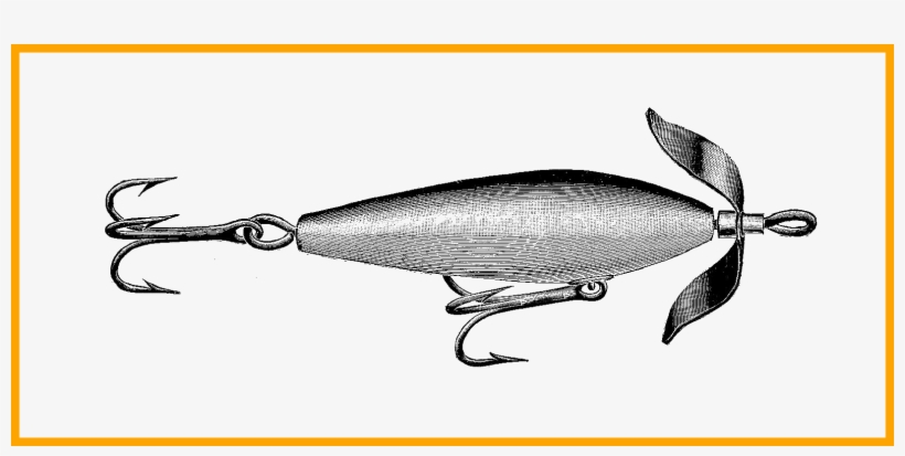Marvelous Fish Lineart Clipart Image Vbs For Png Trend - Fishing Lures Png, transparent png download