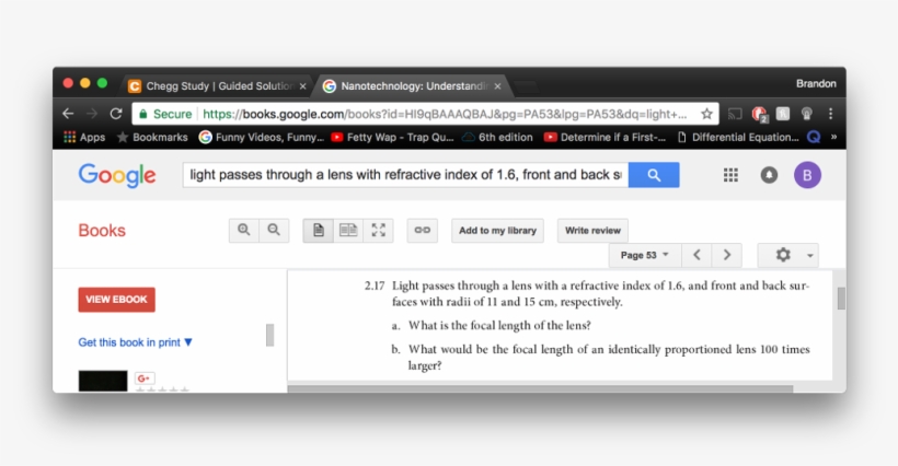 Chegg Study L Guided Solutio 6 Nanotechnology - Google, transparent png download