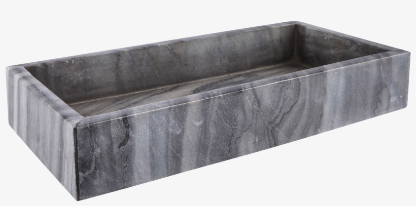 Samla Ihop Och Skapa Ordning På Diskbänk, Badrum Eller - Grå Marmorbricka Med Kant, transparent png download