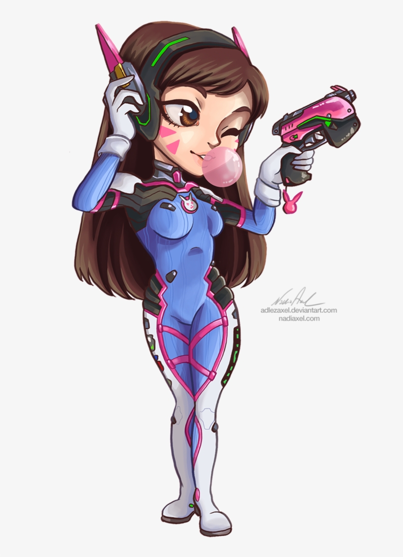Chibi Overwatch - Chibi Overwatch Dva Png, transparent png download
