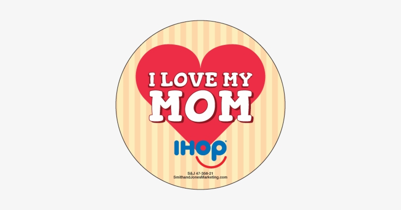 Mother's Day I Love Mom Sticker [47 356 21] - Mother's Day Ihop, transparent png download