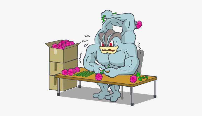 Machamp Can Deliver 1,000 Punches In Two Seconds Enough - Pokemon Machamp, transparent png download
