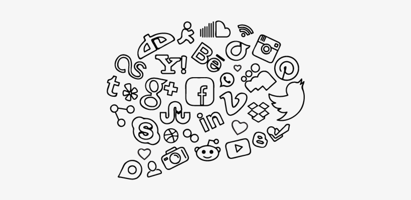 Social Media Marketing - Illustration, transparent png download