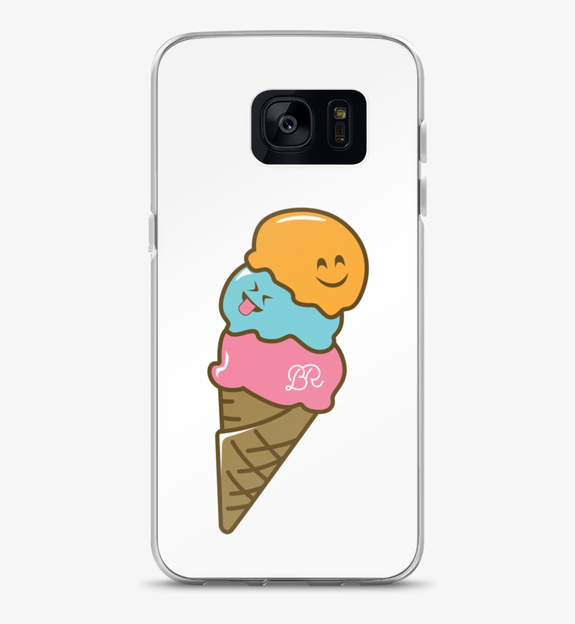 Ice Cream Emoji Iphone Case - Ice Cream Cone, transparent png download