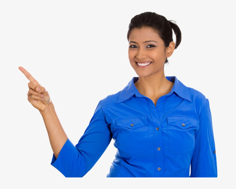 What Our Customers Are Saying - Pointing Woman Png Transparent, transparent png download