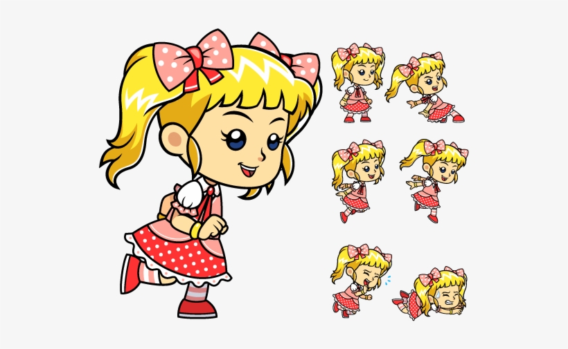 Candy Girl Game Sprites, transparent png download