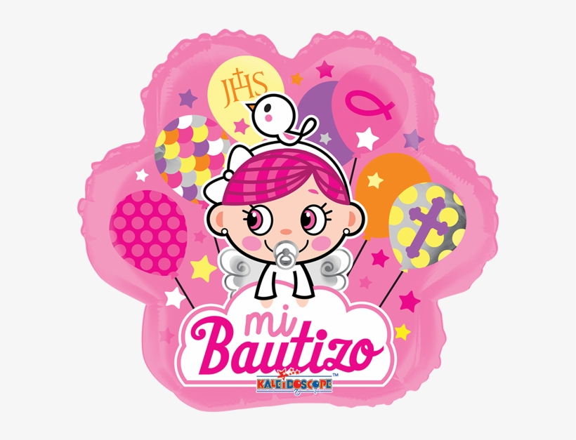Globo Bautizo Rosado - Bautizo Niña, transparent png download