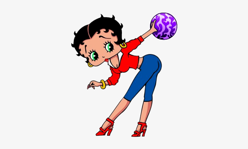 Betty Boop Em Png - Betty Boop Bowling, transparent png download