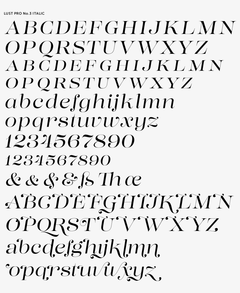 Lust Pro Font - Font, transparent png download