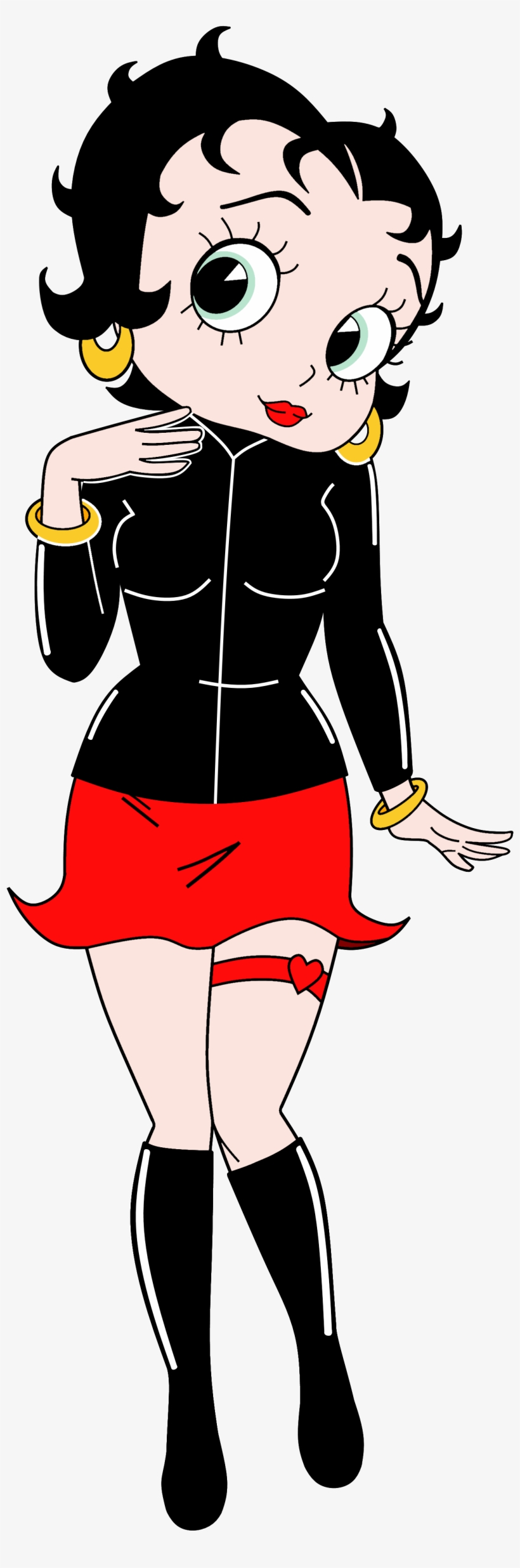Betty Boop Anime Biker Render 2 - Betty Boop Anime, transparent png download