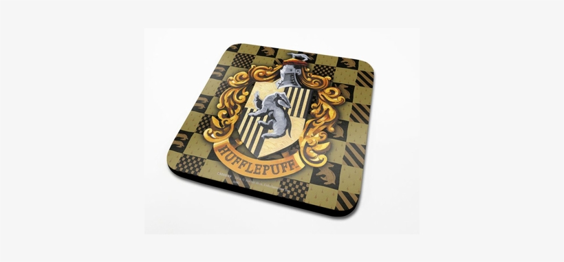 Harry Potter Coaster Hufflepuff Crest 6-pack - Harry Potter Coaster, Hufflepuff Crest, transparent png download