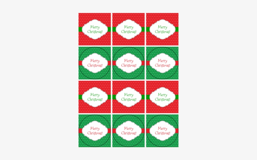 Fancy Christmas Tags - Graduation Cupcake Toppers Template, transparent png download